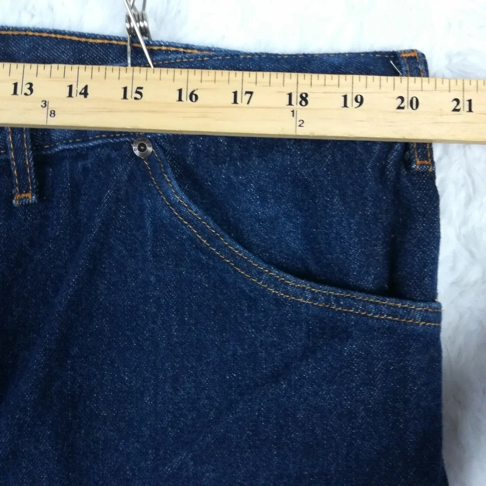 Dickies Mens Jeans Regular Fit Straight Leg Blue Denim Dark Indigo 44x30‎